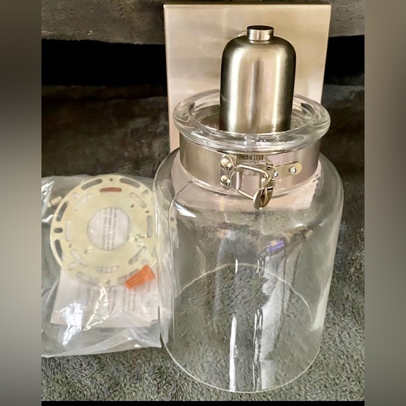 BRUSHED NICKEL WALL SCONCE - Picture 5 of 10